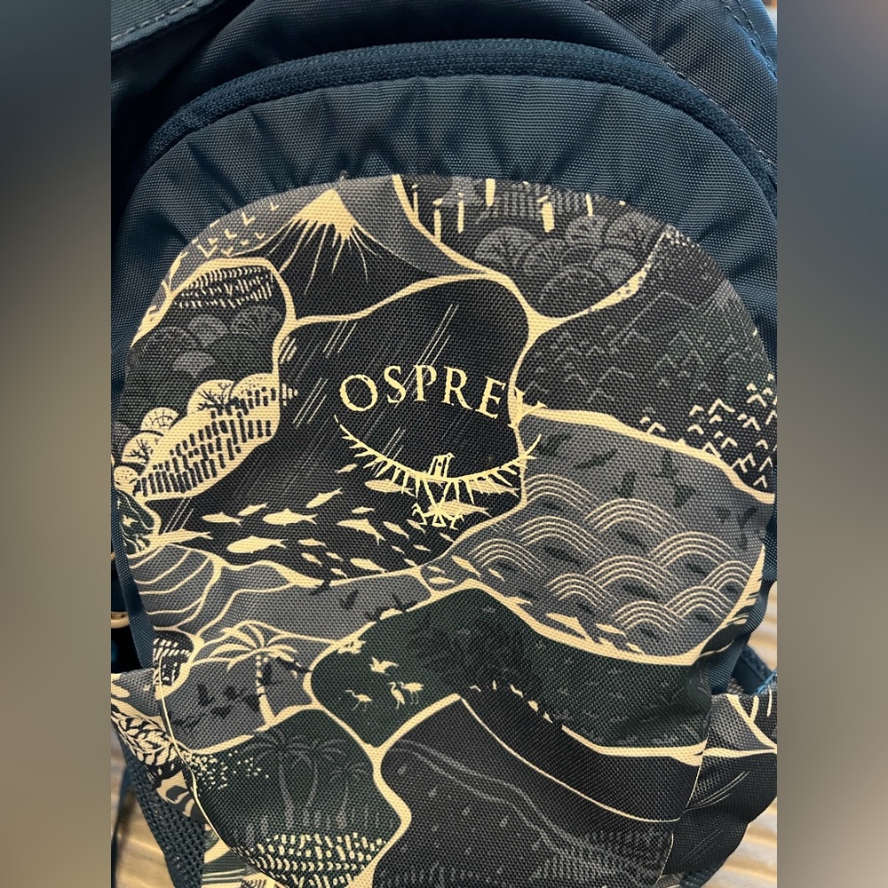 Osprey Daylite Backpack Limited Edition Blue Teal White Outdoors Nature Design - Picture 6 of 12